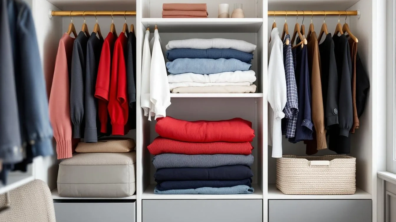 De ‘garderobe-puzzel’: zo past je volledige collectie in een kleine kast zonder dat het kreukt