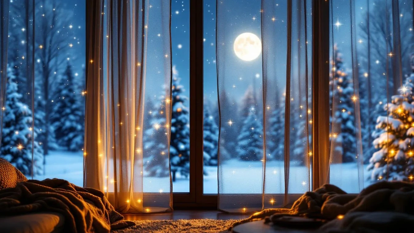 Dit is waarom je ’s nachts in de winter de gordijnen niet helemaal moet sluiten