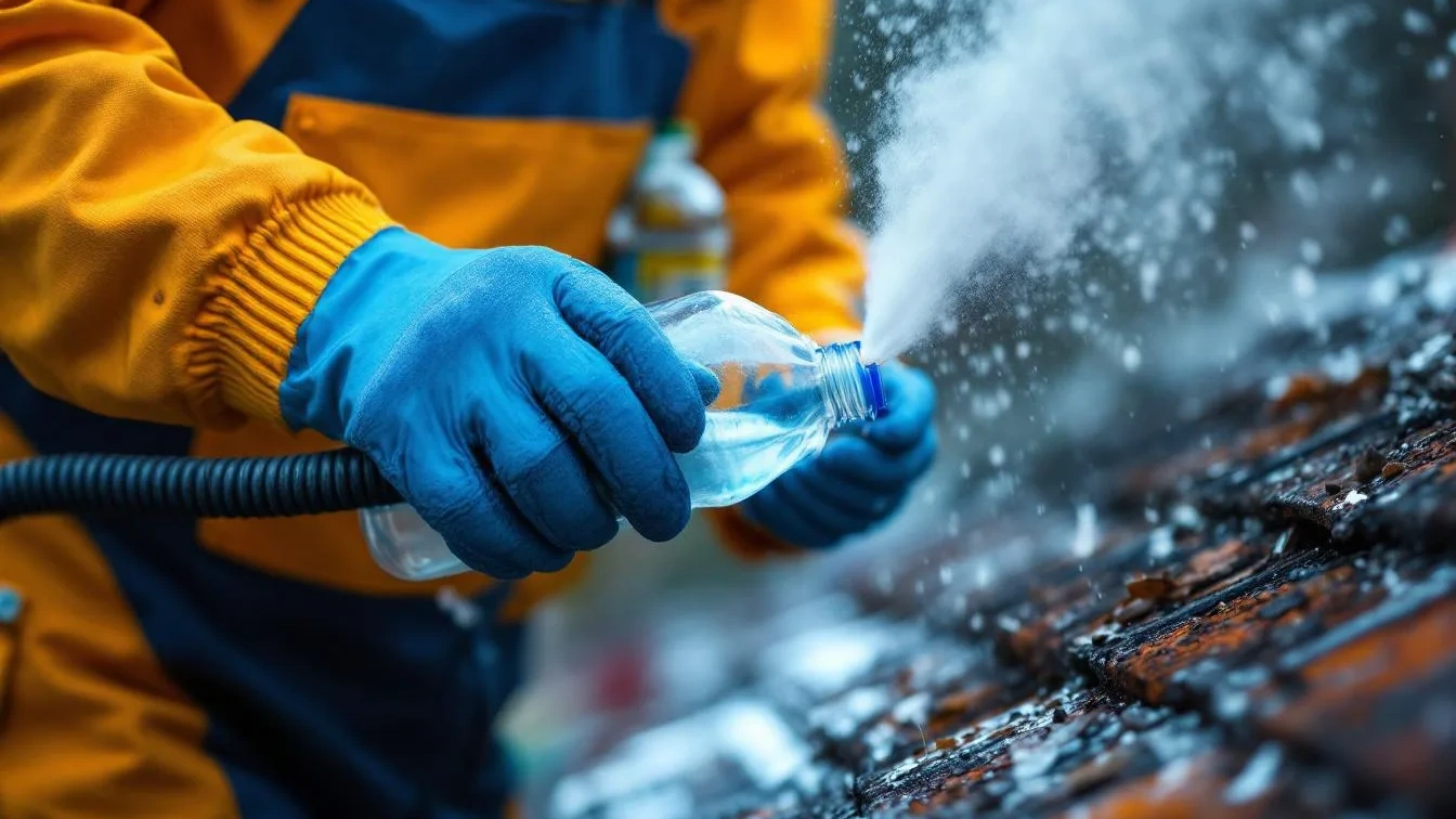 Een schoorsteenexpert onthult hoe je met plastic flessen je schoorsteen schoonmaakt