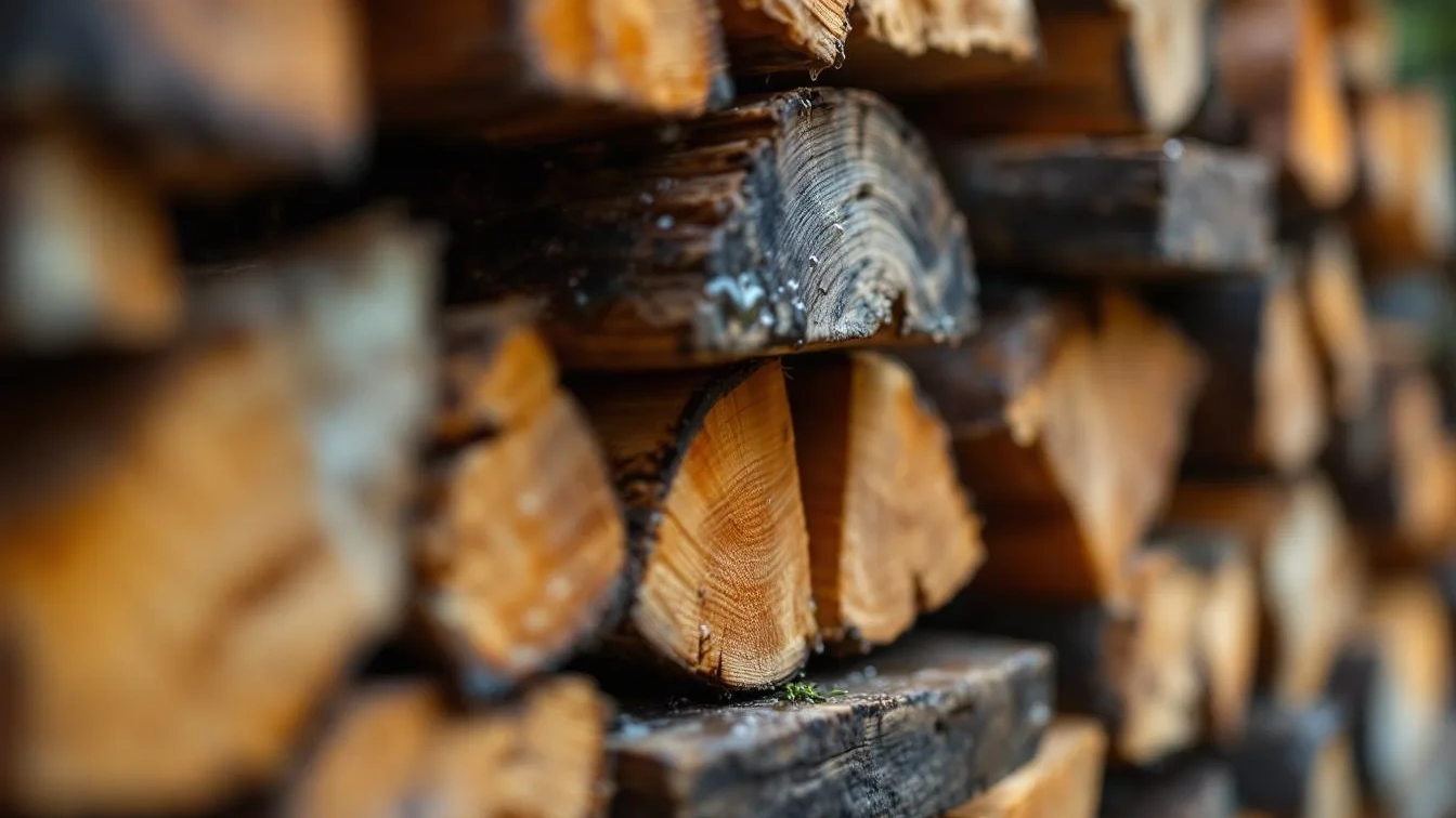 Vermeiden Sie diese Fehler: Warum Ihr Brennholz bei der Lagerung feucht wird